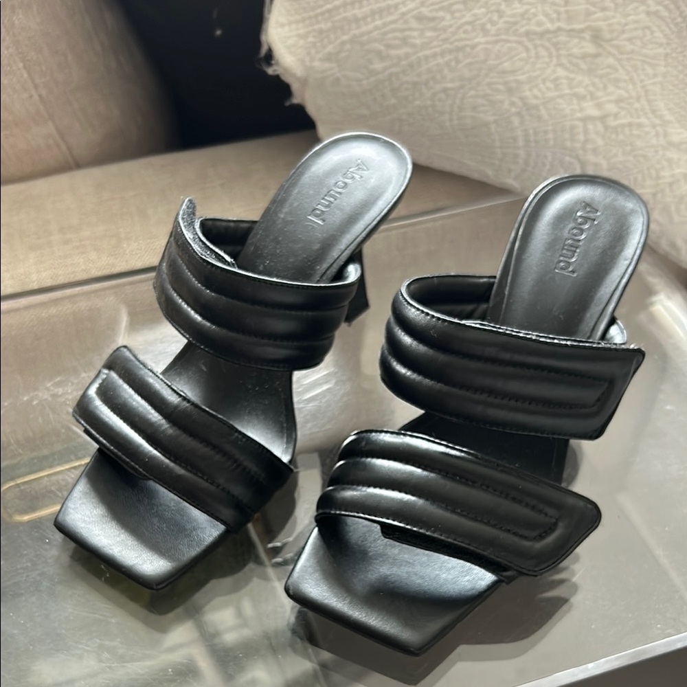 Abound Women's Black Slide Sandals